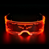Custom Logo Flashing Acrylic Led Glasses, Light Up Sunglasses For Party