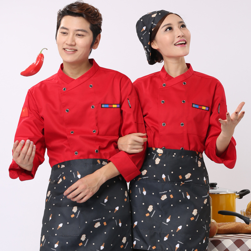 Custom Cooking Clothes Professional Coat Kitchen Workwear Suit Restaurant Work Shirt