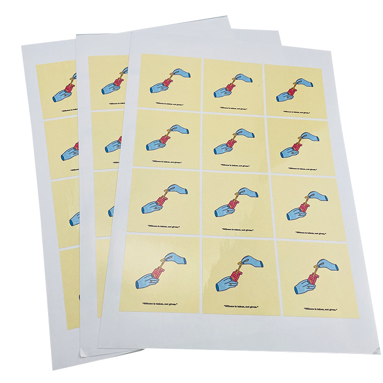 Custom Printed Adhesive Paper Labels Factory Packaging Color Printing Self Adhesive Food Label
