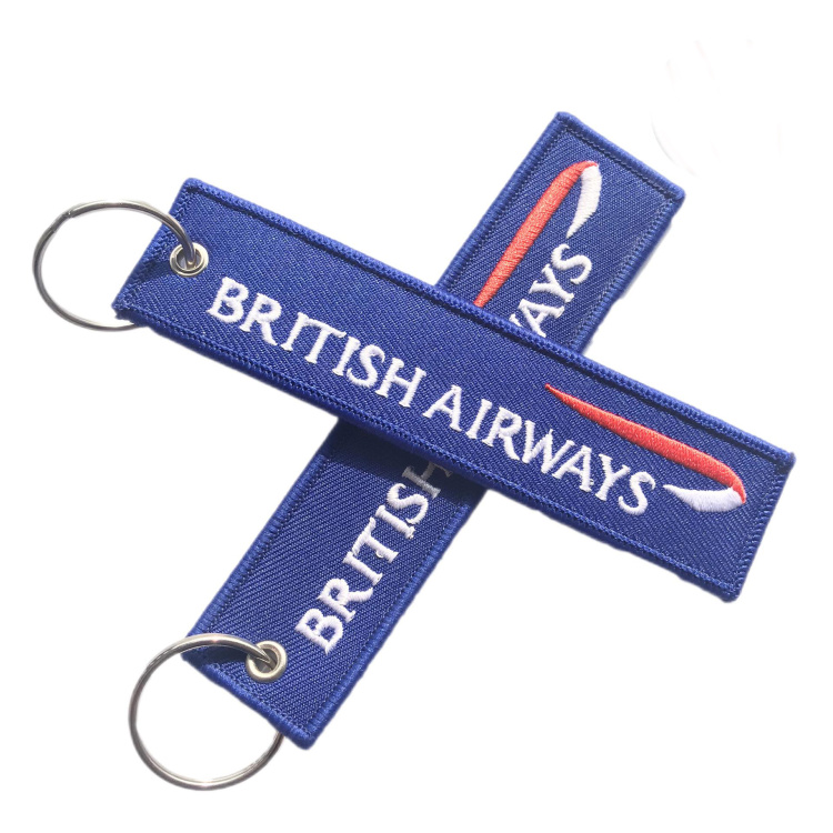 Airlines Crew Embriodery Patch keychain