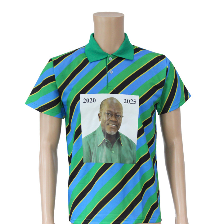 African Countries Political Party Presidential election campaign material Gift Cheap polyester election Polo shirt 