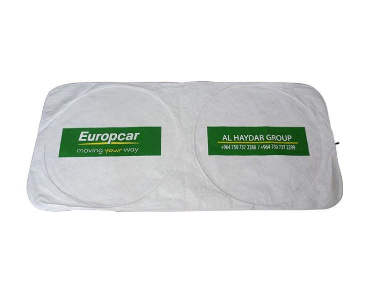 Fine Quality Custom Logo Printing Summer Gift Tyvek Car Sun Shade