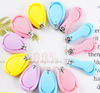 Candy colors Baby nail tools Nail clipper Kids carbon steel single scissors Newborn baby special anti pinch nail clipper