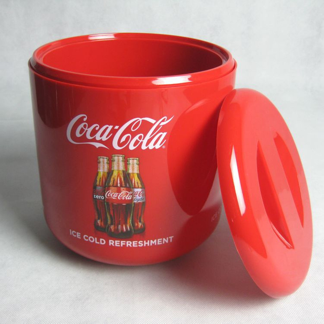 Coca cola and beer promotional gift wine ice bucket with cover