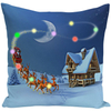 Digital Printed Christmas Pillow Cushion Cover with LED Lights