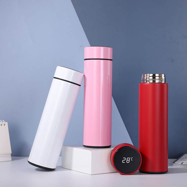 500ML Stainless Staill Thermos Bottle with LED Temperature