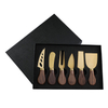 4pc sset Oak wood handle Cheese slicer Butter Spreader Forks cutter Kitchen Gadgets accessories