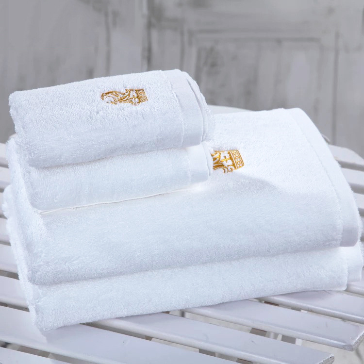 Sheraton Hotel Logo Embroidery Velour Towel