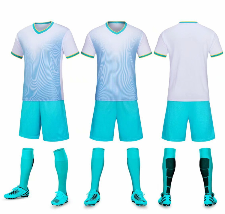 Wholesale Customized Logo Print Football Uniforms Training Game Set Soccer Jerseys