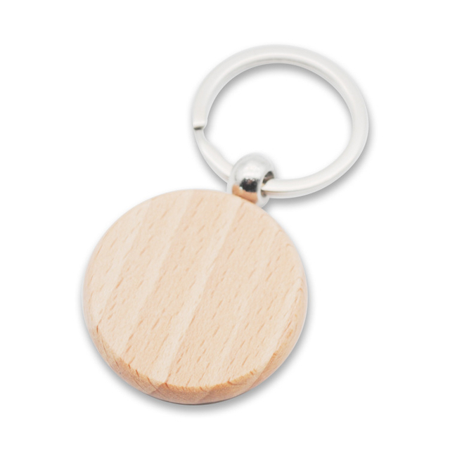 Promotion Souvenir Gift Keychain Laser engraving Wooden keychains