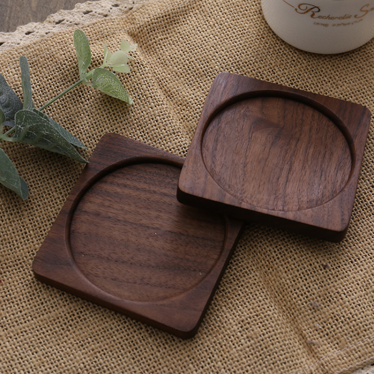 Home Tea Coaster Creative Environmental Protection Original Ecological Bamboo Coaster Set High Quality Bamboo Wood Coasters