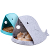 Shark Shape Flet Cat Dog House 