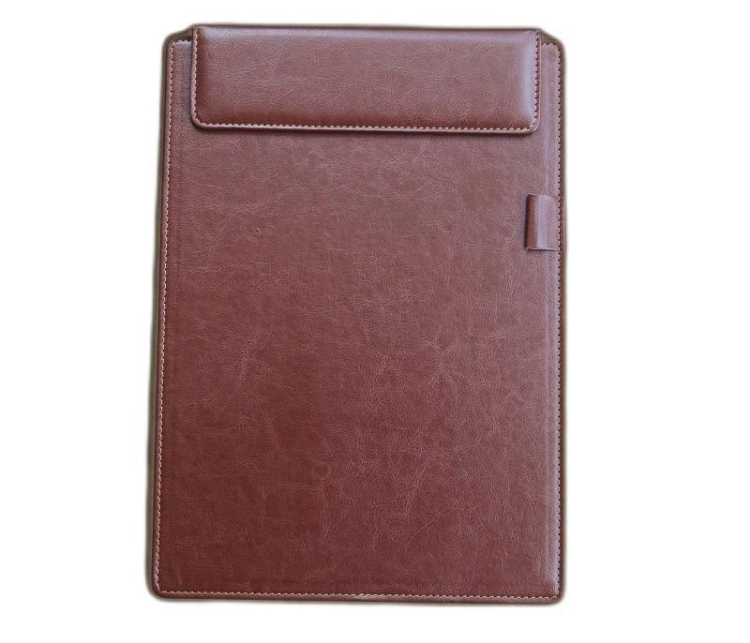 PU Leather Paper Clipboard A4 Document Holder for Writing Drawing Board