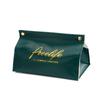 INS Creative Leather Tissue Box with Logo