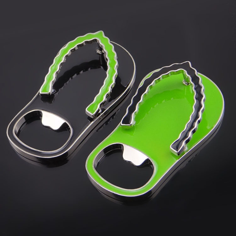 Creative New Wedding Gifts Beach Gift Slipper Bottle Opener Refrigerator Sticker Business Gift Metal Key Chain