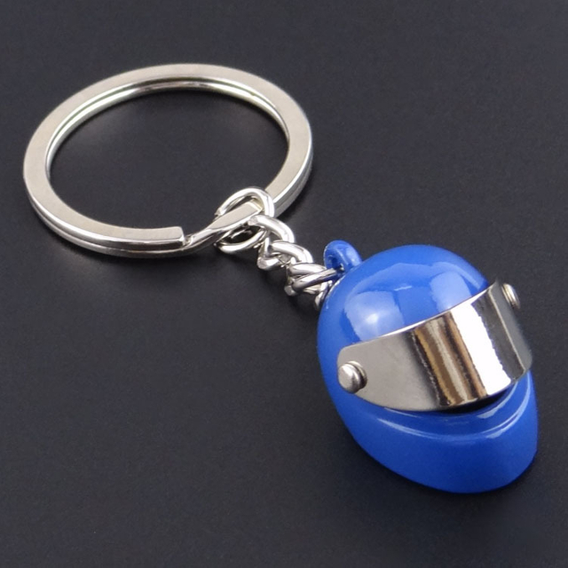Children Toy Souvenir Gift Safety Helmet keychain Key Ring