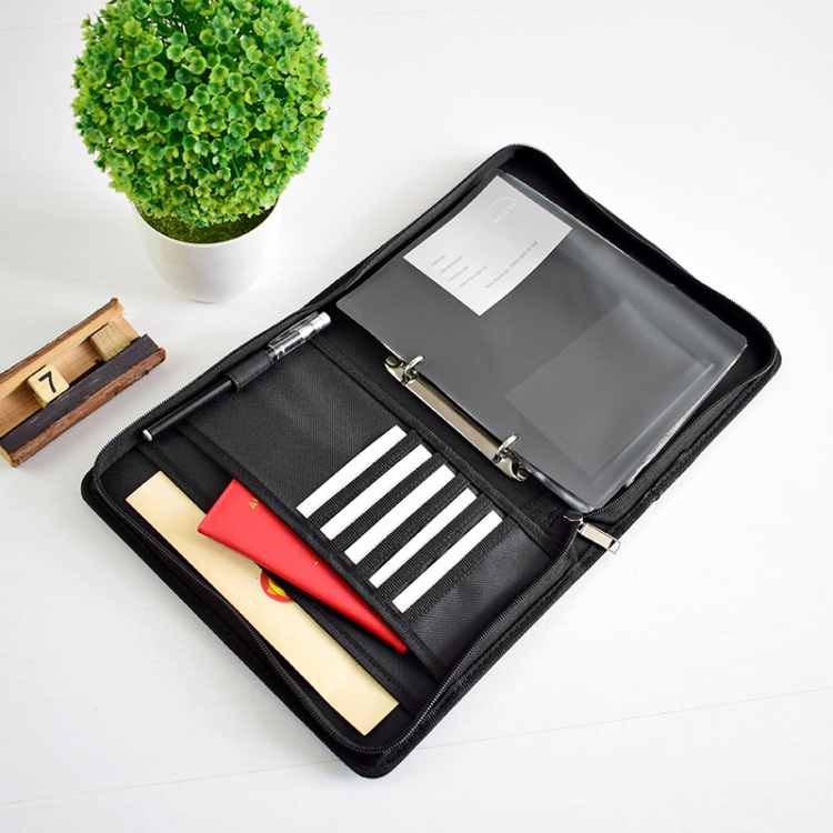 PU Leather Custom Portfolio Manager Meeting File Folder