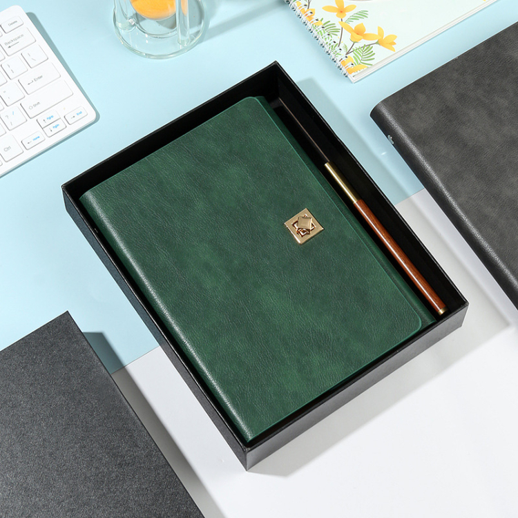 Excutive Business Gift Box Packing Notebook with Pen