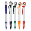 Promotional decorative ball shaped plastic advertising ballpoint pen with customized logo