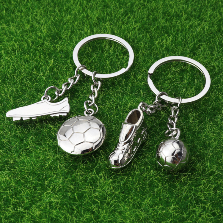 Custom Metal Football Keychain