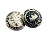 Government Bureau Army Postal Office Corporate Uniform Buttons Shirt Button