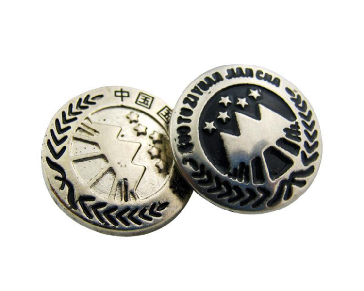 Government Bureau Army Postal Office Corporate Uniform Buttons Shirt Button