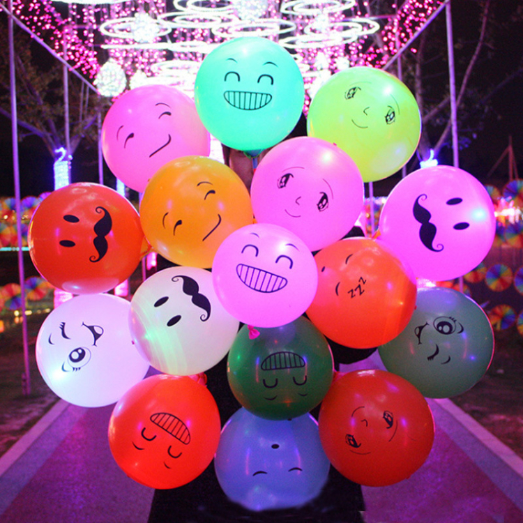 Glowing Balloon LED Flash Night Light Children's Cartoon Night for birthday Party