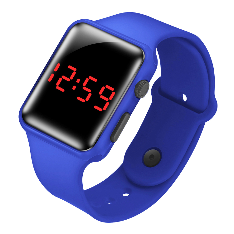 Cheap Popular Gift Teen Child Wristband Sports Design promotion Silicone LED Watch