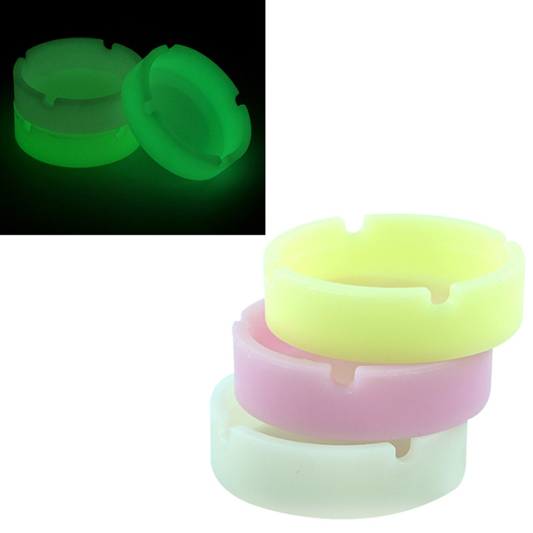 Tabacco Promotional Gift Night Glow Silicone Fire Resistent Rubber Ashtray