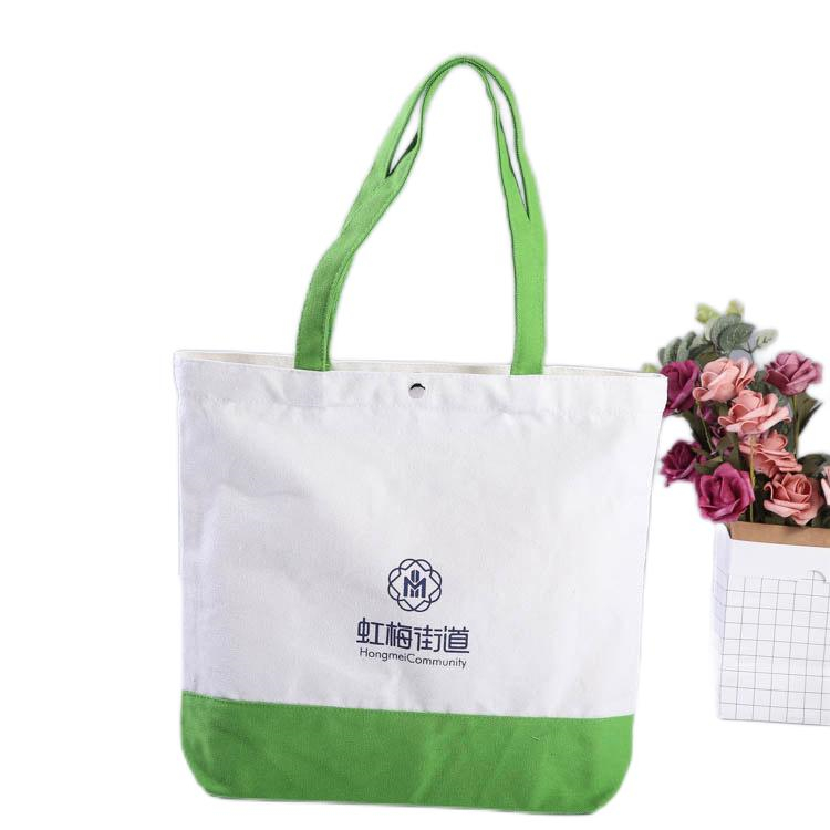 Hot Sale Eco Friendly Reusable Designer Cloth Canvas Cotton Shopping Tote Bag With Custom Logo Printed