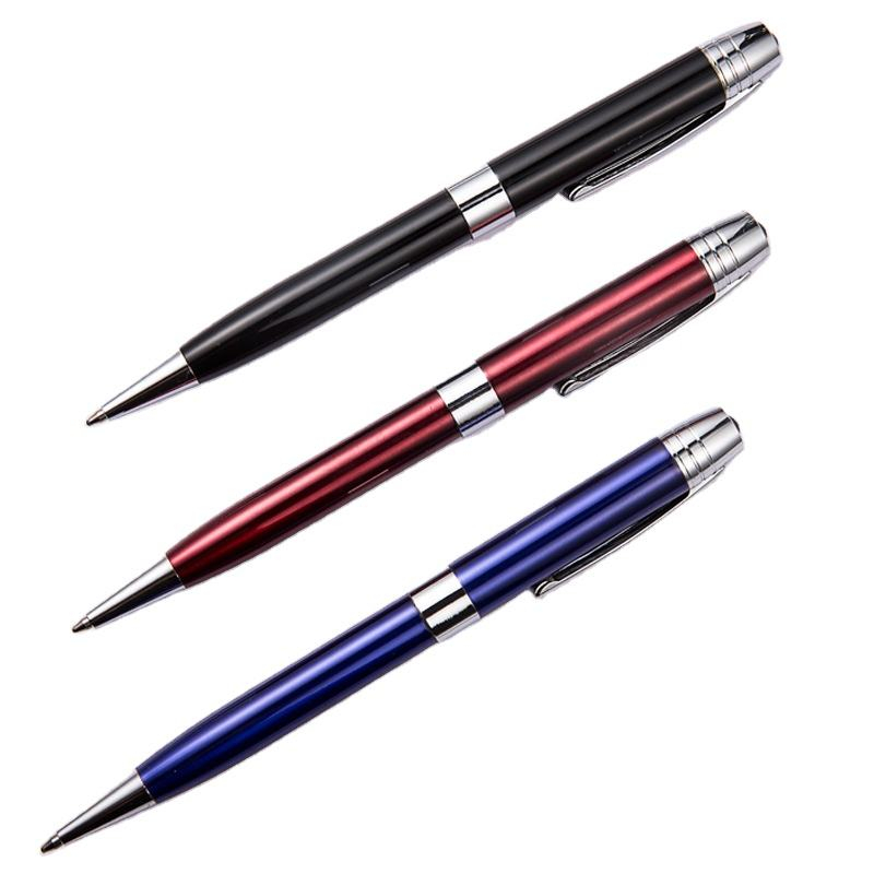 Heavy Luxury Unique Metal Gifts Multiple Color Customized Logo Metal Pen Wedding Gift Pen Bank Hotel Pen