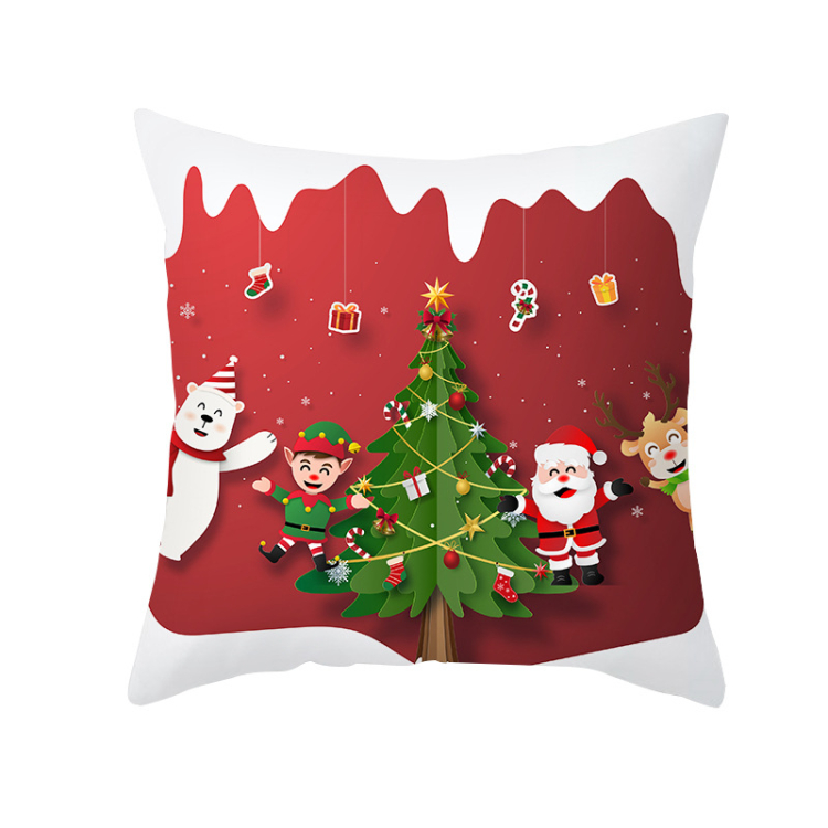Christmas Promotional Gift Home Decoration Pillow Cover Pillowcases