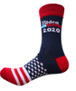 American Presidential Election Campaign Material Promotional Giveawawys Gift Cotton Socks with candidate name jaquard 