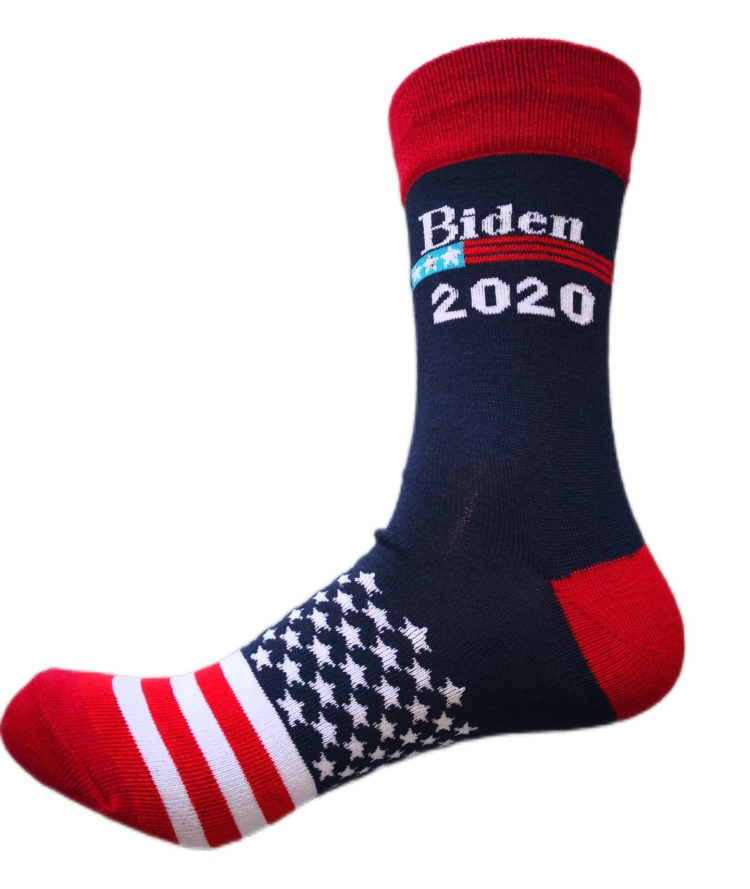 American Presidential Election Campaign Material Promotional Giveawawys Gift Cotton Socks with candidate name jaquard 