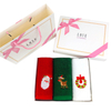  Christmas Gift Hand Towels Custom Embroidery Towels 100 Cotton Towel Set In Gift Box 