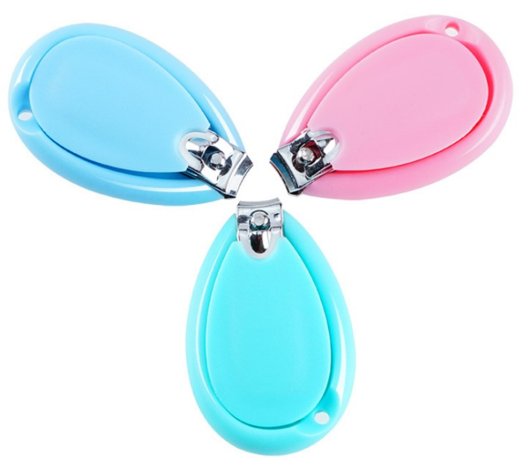 Candy colors Baby nail tools Nail clipper Kids carbon steel single scissors Newborn baby special anti pinch nail clipper