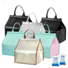 Custom Advertising Gift Restaurant Non Woven Lunch Bag Takeaway Food Cooler Bag