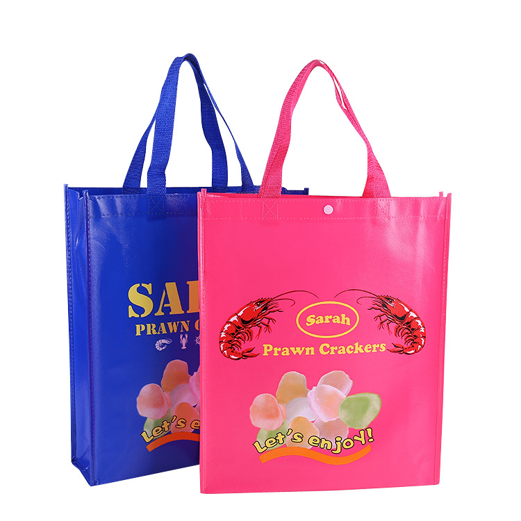 Personalize Branding Durable Lamination Non Woven Hand Bag Shopping Bag