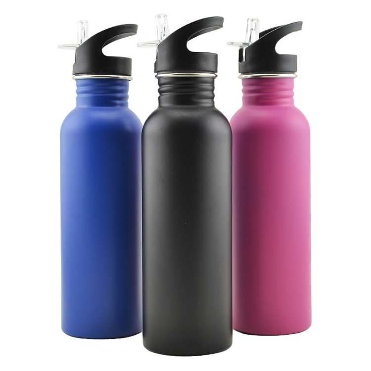 Wide Mouth Metal Sports Bottle