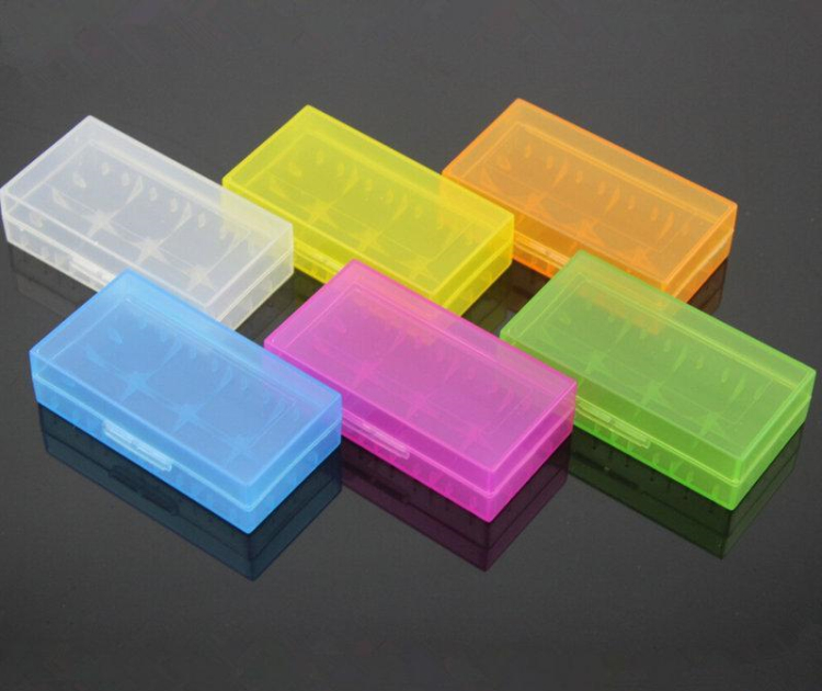 Colorful PP Battery Case for 18650 CR123 16340 Battery Storage Box