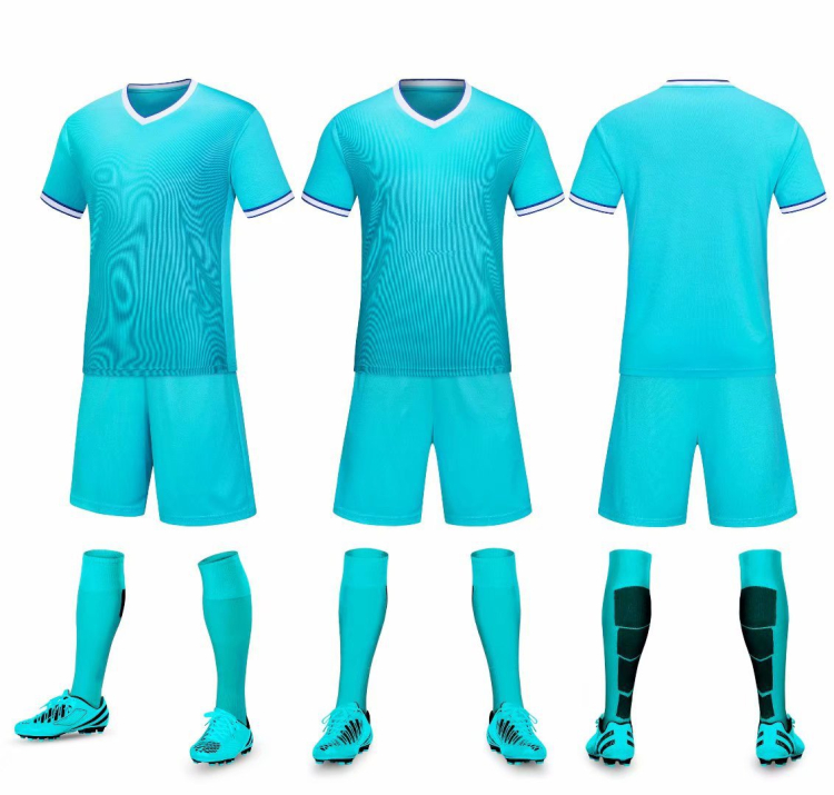 Wholesale Customized Logo Print Football Uniforms Training Game Set Soccer Jerseys