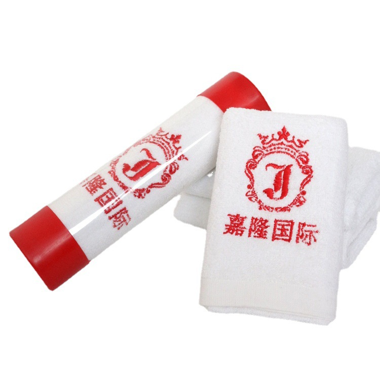 Custom Logo Embroidery Promotional Gift Cotton Hand Terry Towel
