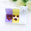 Custom Promotional Medical Store Pharmacy Gifts Sliding Cap Tablet Case Plastic Pill Box With Cutter