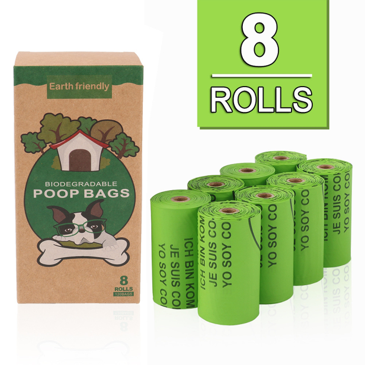 Biodegradable Compostable Disposable Eco Friendly Trash Garbage Pet Dog Waste Poop Bag For Pets