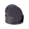 Fine Quality Leather Cup Coaster Household Gift Cup Mat set with logo