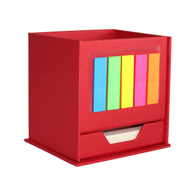 Creative Gift Sticky Note and Pen Holder Box Stationery Gift