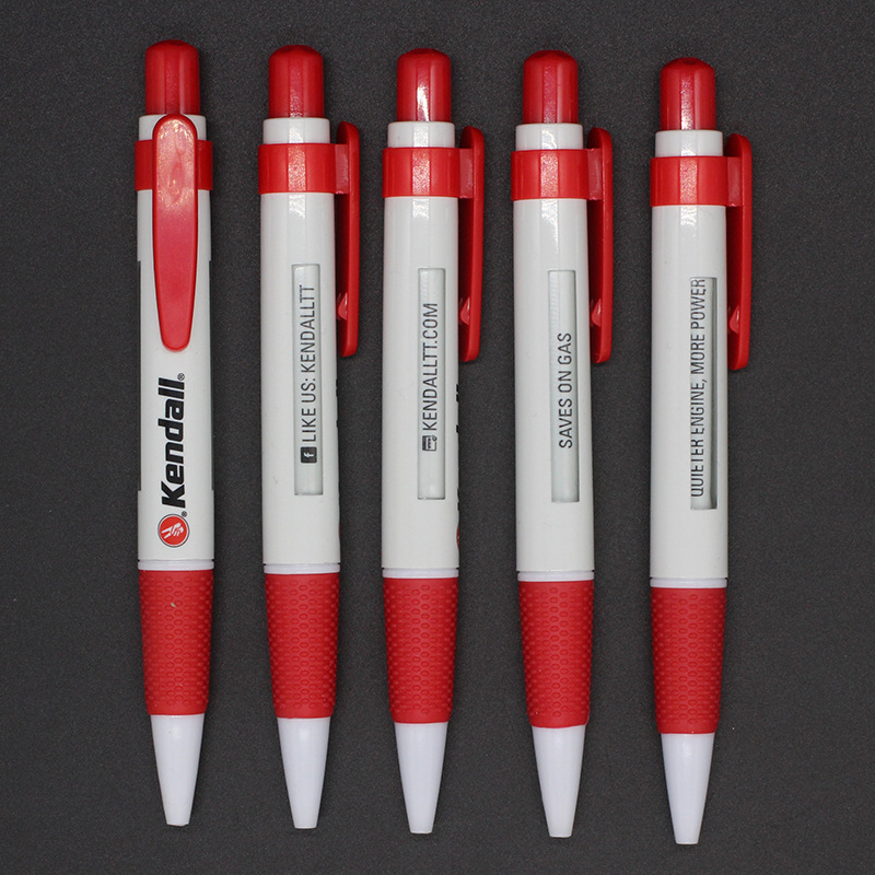 Classic Promotional Click Rotating Window Message Pen with Custom Printing Logo for School Office Trade show