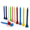Custom logo high quality printing wooden golf tees, golf tees with logo 