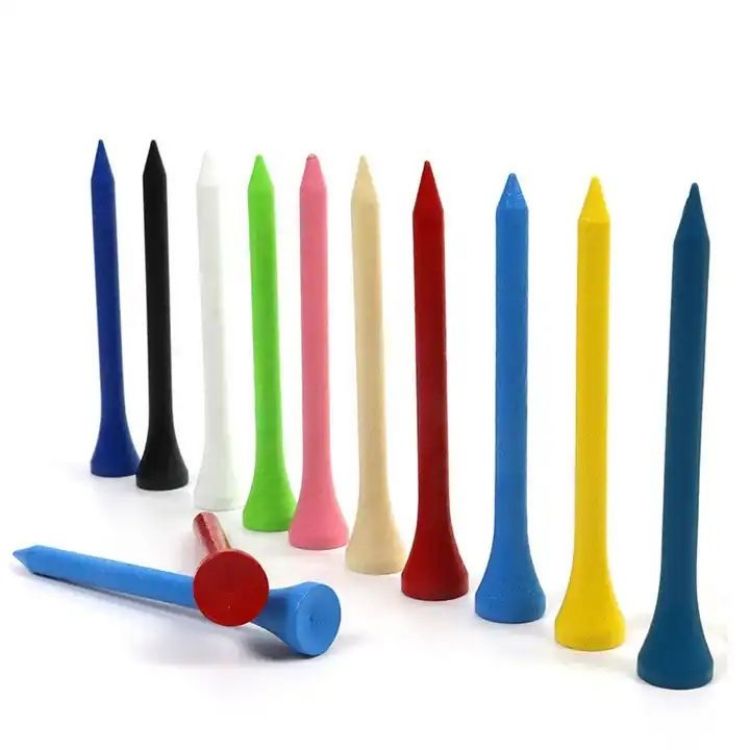 Custom logo high quality printing wooden golf tees, golf tees with logo 