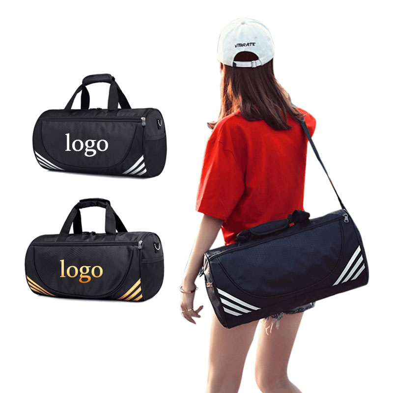 Custom print Sports Gym Bag Travel Duffel bag with Wet Pocket & Shoes Compartment Sports Bags